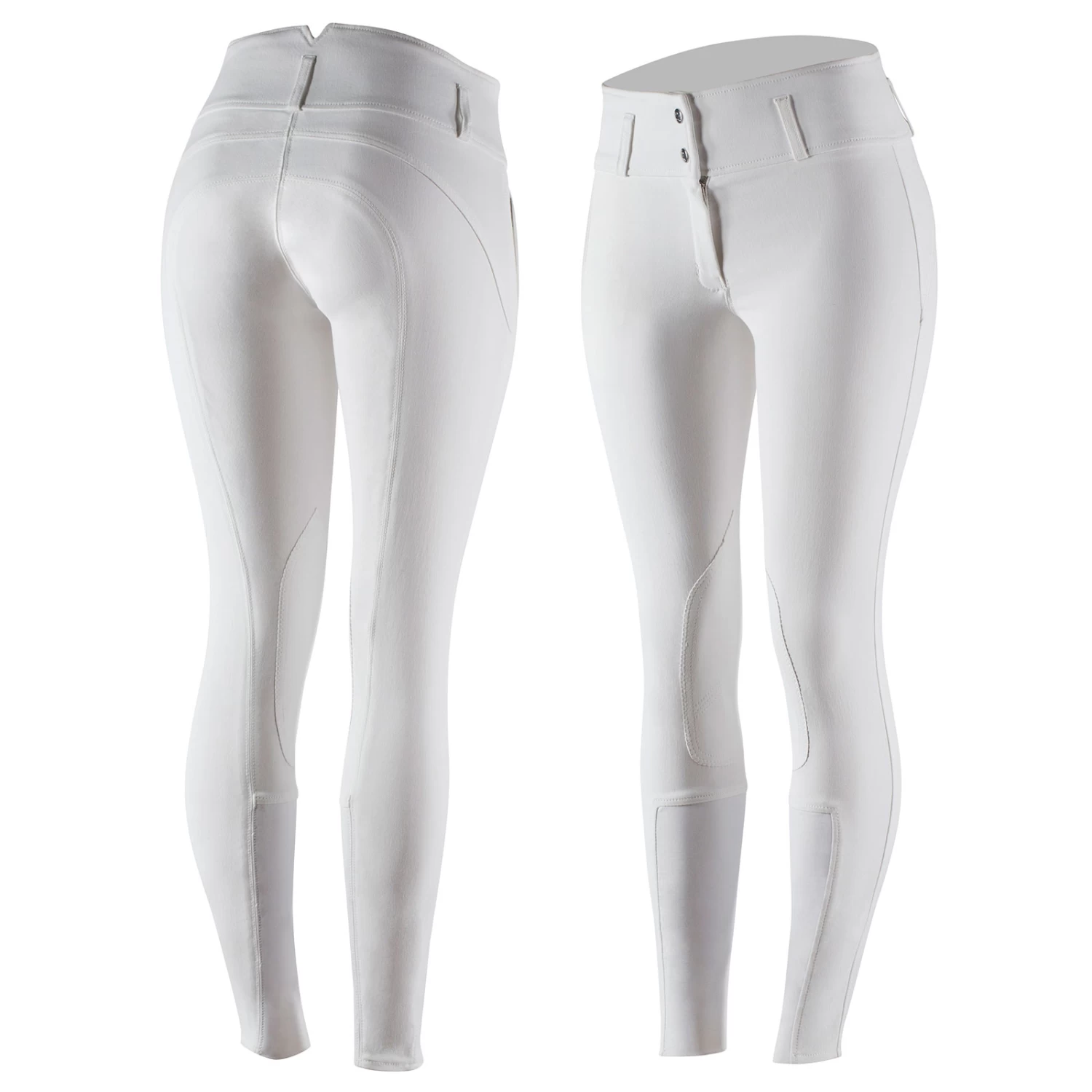 Horze Daniela Women's Leather Knee Patch Breeches 12 Horze Daniela Women's Leather Knee Patch Breeches - Image 10