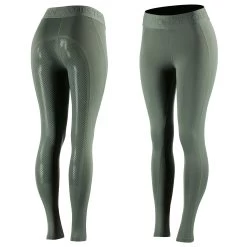 Horze Madison Women's Silicone Full Seat Tights -Sports - Equestrian Riding Shop 36637 LDGR 1