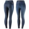 Horze Kaia Women's High Waist Denim Silicone Full Seat Breeches -Sports - Equestrian Riding Shop 36656 DB 1