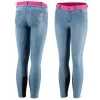 Horze Poppy Kids Denim Silicone Full Seat Breeches -Sports - Equestrian Riding Shop 36657 LDB FDPI 1