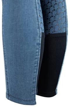 Horze Poppy Kids Denim Silicone Full Seat Breeches -Sports - Equestrian Riding Shop 36657 ldb 05