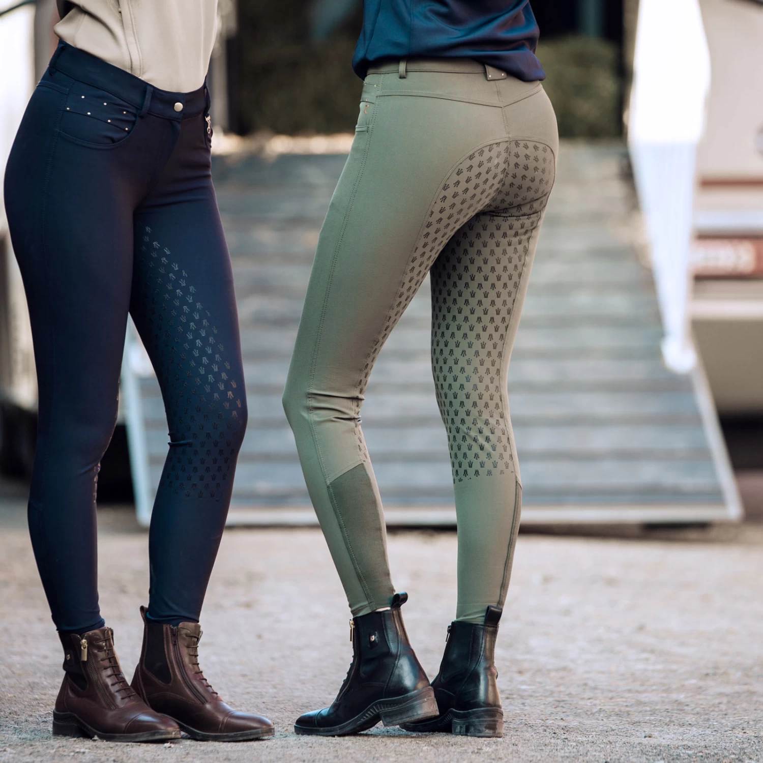Horze Sienna Women's Silicone Full Seat Breeches 9 Horze Sienna Women's Silicone Full Seat Breeches - Image 7