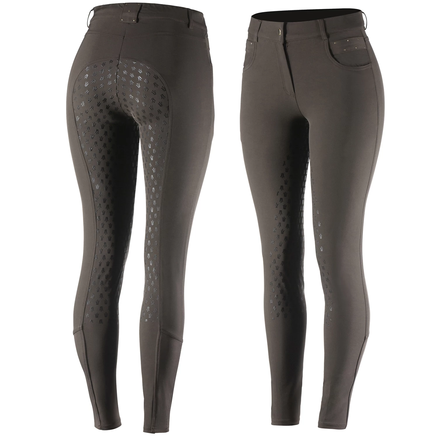 Horze Sienna Women's Silicone Full Seat Breeches 10 Horze Sienna Women's Silicone Full Seat Breeches - Image 8