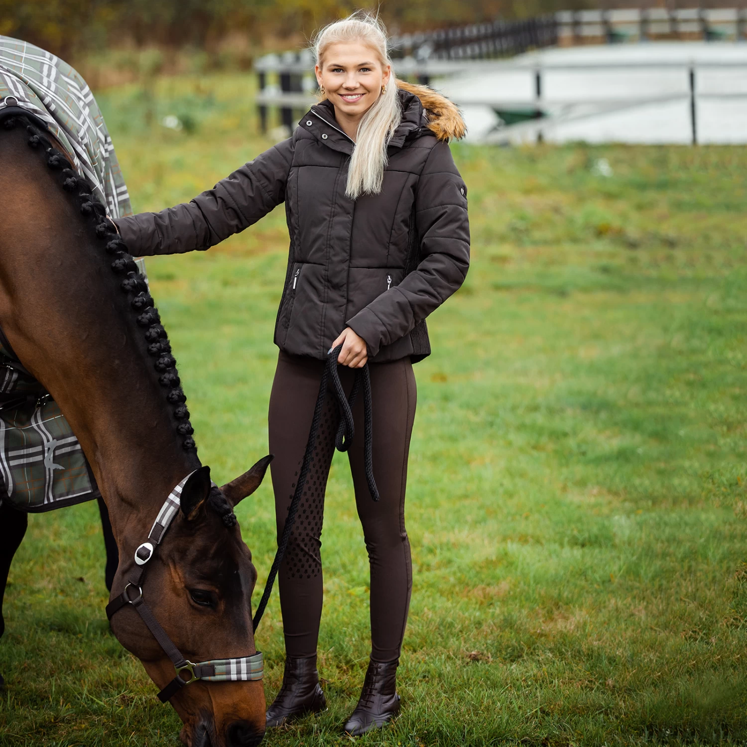 Horze Sienna Women's Silicone Full Seat Breeches 13 Horze Sienna Women's Silicone Full Seat Breeches - Image 11