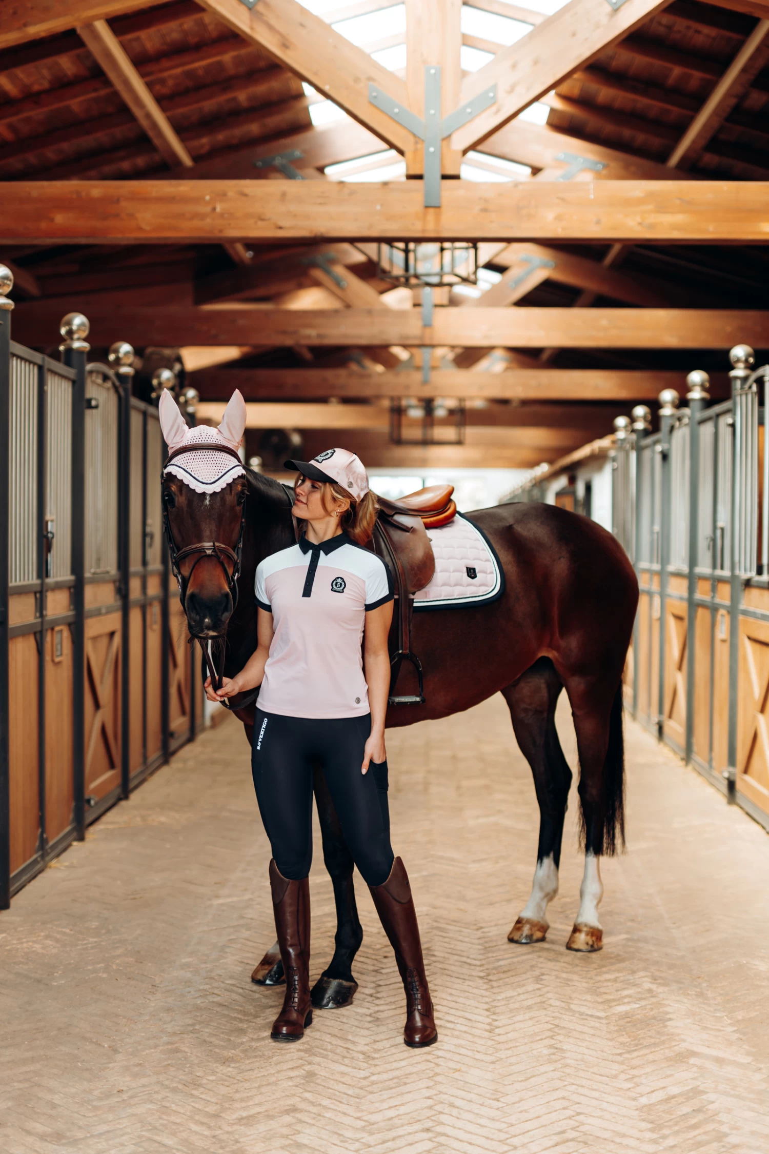 B Vertigo Adelaide Women's Full Seat Riding Tights With Mesh Inserts 21 B Vertigo Adelaide Women's Full Seat Riding Tights With Mesh Inserts - Image 19