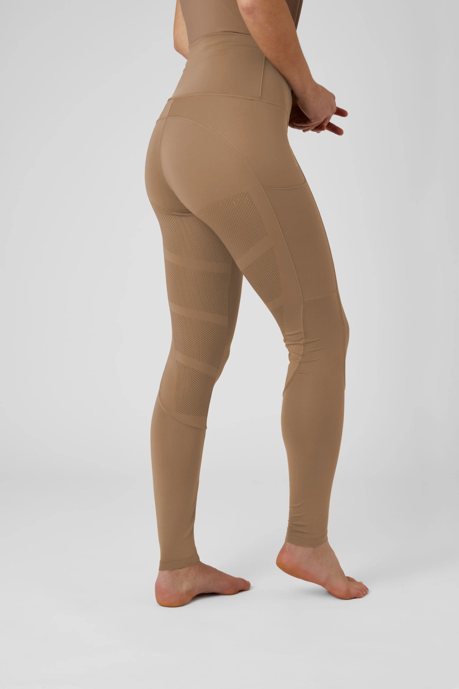 B Vertigo Adelaide Women's Full Seat Riding Tights With Mesh Inserts 4 B Vertigo Adelaide Women's Full Seat Riding Tights With Mesh Inserts - Image 2