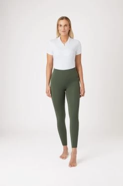 Horze Gillian Women's Full Seat Compression Tights -Sports - Equestrian Riding Shop 36673 BKGR 3