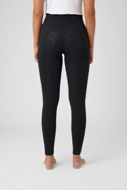 Horze Gillian Women's Full Seat Compression Tights -Sports - Equestrian Riding Shop 36673 BL 4