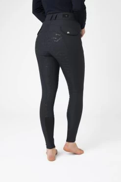 Horze Andrea High Waist Silicone Full Seat Breeches -Sports - Equestrian Riding Shop 36680 VDB 2