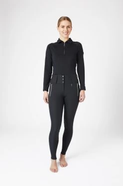 Horze Andrea High Waist Silicone Full Seat Breeches -Sports - Equestrian Riding Shop 36680 VDB 3
