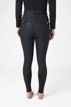 Horze Andrea High Waist Silicone Full Seat Breeches -Sports - Equestrian Riding Shop 36680 VDB 4