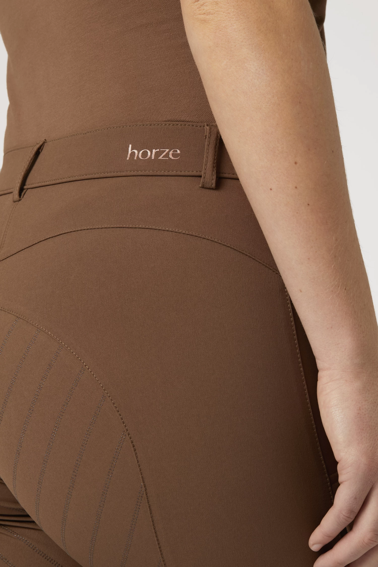Horze Anna Women's Silicone Full Seat Breeches With Phone Pocket 15 Horze Anna Women's Silicone Full Seat Breeches With Phone Pocket - Image 13