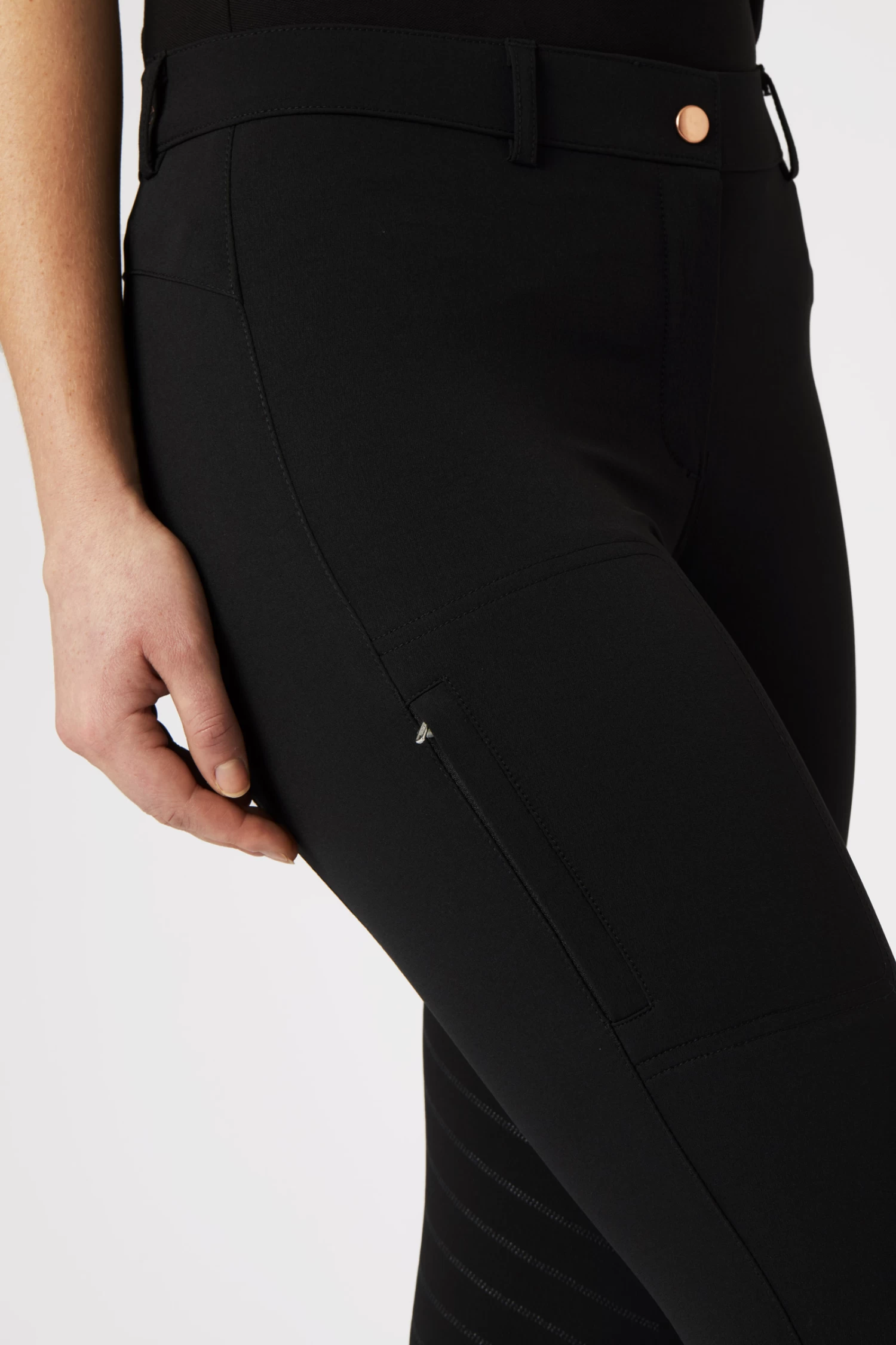 Horze Anna Women's Silicone Full Seat Breeches With Phone Pocket 21 Horze Anna Women's Silicone Full Seat Breeches With Phone Pocket - Image 19