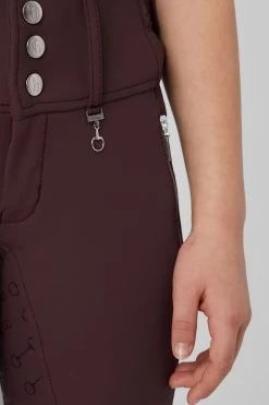 Horze Andrea Kids High Waist Full Seat Breeches -Sports - Equestrian Riding Shop 36689 RMBU 4