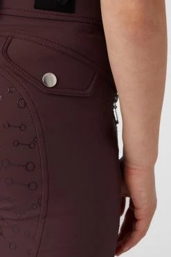 Horze Andrea Kids High Waist Full Seat Breeches -Sports - Equestrian Riding Shop 36689 RMBU 5