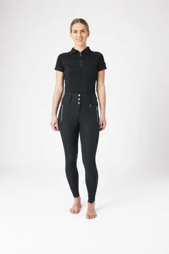 Horze Andrea High Waist Silicone Knee Patch Breeches For Woman 24 Horze Andrea High Waist Silicone Knee Patch Breeches For Woman -Sports - Equestrian Riding Shop 36690 VDB 3