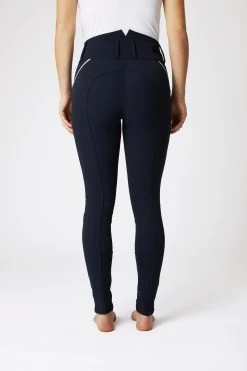 Horze Della High Waist Silicone Knee Patch Breeches With Piping For Woman 19 Horze Della High Waist Silicone Knee Patch Breeches With Piping For Woman -Sports - Equestrian Riding Shop 36691 VDB 4