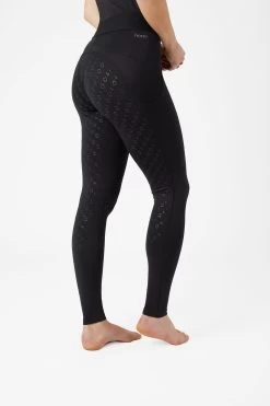 Horze Nadia Women's Silicone Full Seat Riding Tights With 4-Pockets -Sports - Equestrian Riding Shop 36694 BL 4