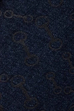 Horze Cecilia Women's Denim Silicone Full Seat Breeches With Back Detail -Sports - Equestrian Riding Shop 36696 DNB 7