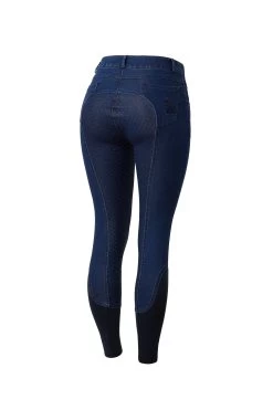 Horze Delia Women's Denim Silicone Full Seat Breeches