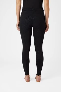 Horze Mila Women's Silicone Full Seat Breeches With High Waist 34 Horze Mila Women's Silicone Full Seat Breeches With High Waist -Sports - Equestrian Riding Shop 36698 BL 4