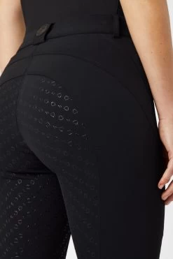 Horze Mila Women's Silicone Full Seat Breeches With High Waist 35 Horze Mila Women's Silicone Full Seat Breeches With High Waist -Sports - Equestrian Riding Shop 36698 BL 5