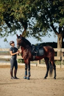 Horze Sagira Women's Silicone Full Seat Riding Tights With Gold Detail 35 Horze Sagira Women's Silicone Full Seat Riding Tights With Gold Detail -Sports - Equestrian Riding Shop 36701 VDB 9