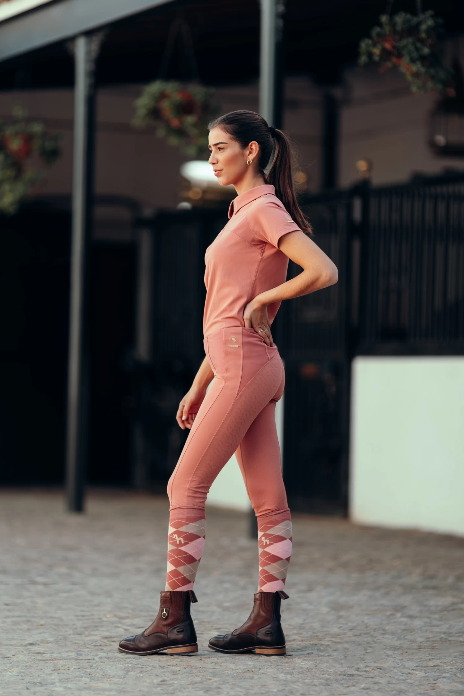 Horze Ciandra Women's Riding Tights With UV Protection 19 Horze Ciandra Women's Riding Tights With UV Protection - Image 17