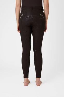 Horze Kaitlin Women's Full Seat Breeches With Flower Detail 25 Horze Kaitlin Women's Full Seat Breeches With Flower Detail -Sports - Equestrian Riding Shop 36705 AFBR 4