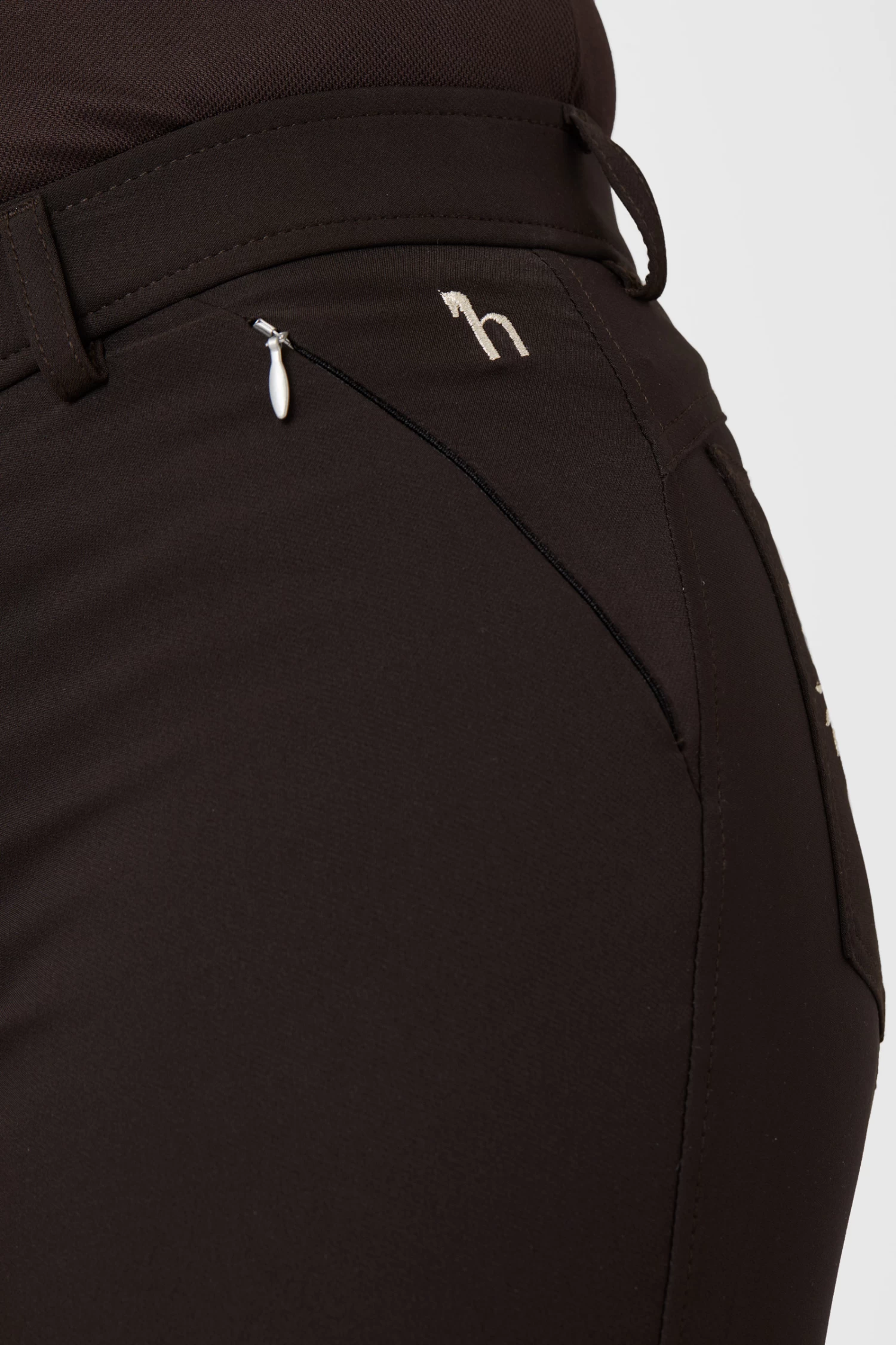 Horze Kaitlin Women's Full Seat Breeches With Flower Detail 7 Horze Kaitlin Women's Full Seat Breeches With Flower Detail - Image 5