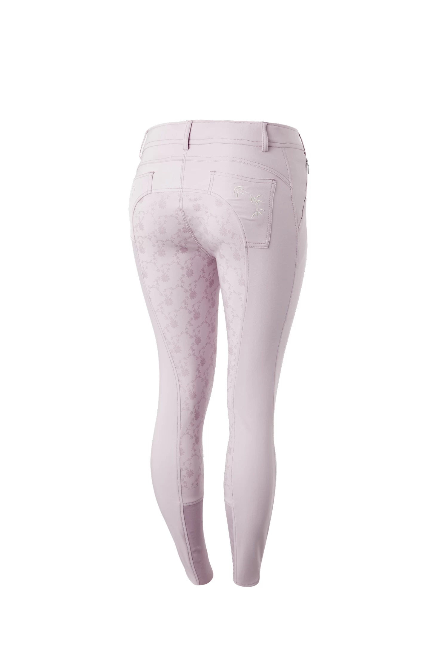 Horze Kaitlin Women's Full Seat Breeches With Flower Detail 10 Horze Kaitlin Women's Full Seat Breeches With Flower Detail - Image 8