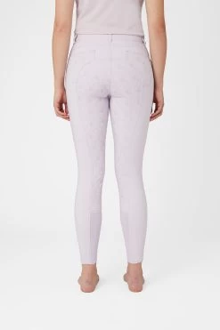 Horze Kaitlin Women's Full Seat Breeches With Flower Detail 32 Horze Kaitlin Women's Full Seat Breeches With Flower Detail -Sports - Equestrian Riding Shop 36705 OHPU 4