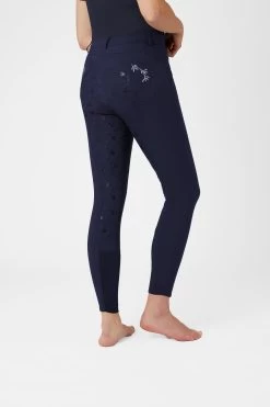 Horze Kaitlin Women's Full Seat Breeches With Flower Detail 37 Horze Kaitlin Women's Full Seat Breeches With Flower Detail -Sports - Equestrian Riding Shop 36705 PDB 2