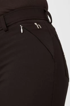 Horze Kaitlin Women's Knee Patch Breeches With Flower Detail 26 Horze Kaitlin Women's Knee Patch Breeches With Flower Detail -Sports - Equestrian Riding Shop 36706 AFBR 5