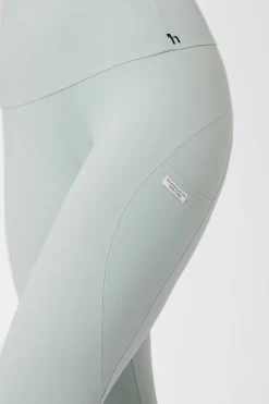 Horze Gabriela Women's Silicone Full Seat Compression Riding Tights With UV Protection -Sports - Equestrian Riding Shop 36713 AGGR 5