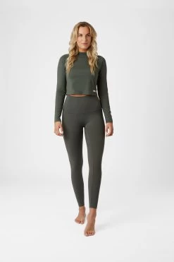 Horze Gabriela Women's Silicone Full Seat Compression Riding Tights With UV Protection -Sports - Equestrian Riding Shop 36713 IDGR 3