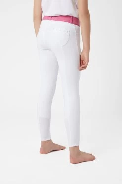 Horze Lilian Kids Knee Patch Breeches -Sports - Equestrian Riding Shop 36718 WH AZPI 2