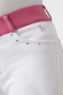 Horze Lilian Kids Knee Patch Breeches -Sports - Equestrian Riding Shop 36718 WH AZPI 5