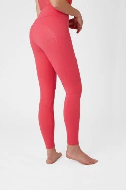 Horze Ginny Women's Silicone Full Seat Riding Tights With Phone Pockets -Sports - Equestrian Riding Shop 36721 RGRE 2
