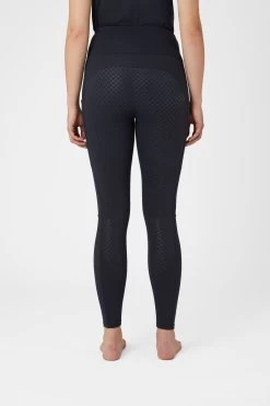 Horze Ginny Women's Silicone Full Seat Riding Tights With Phone Pockets -Sports - Equestrian Riding Shop 36721 VDB 4