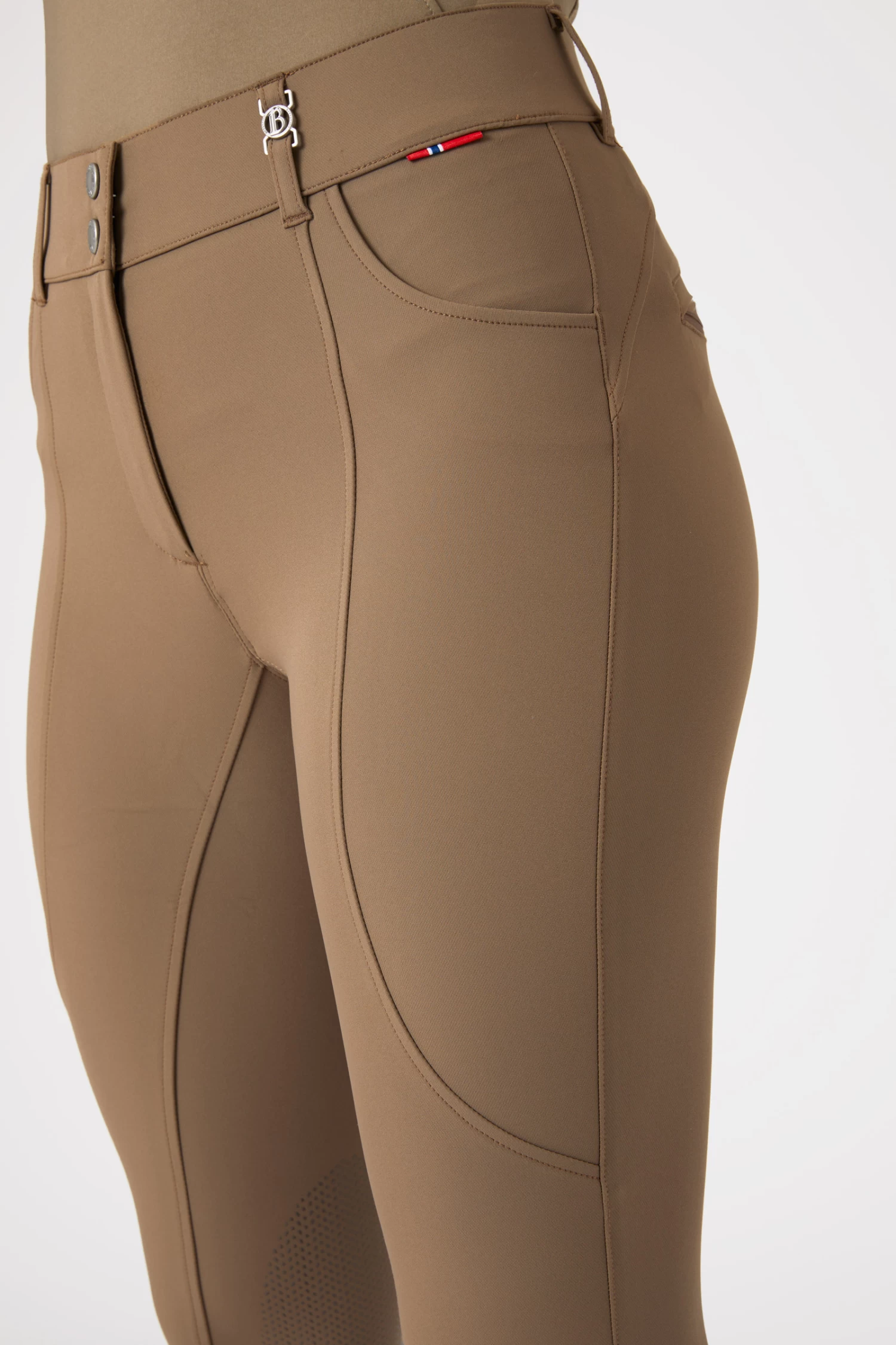 B Vertigo Davina Women's Mid-Rise Knee Patch Breeches With Phone Pockets 22 B Vertigo Davina Women's Mid-Rise Knee Patch Breeches With Phone Pockets - Image 20