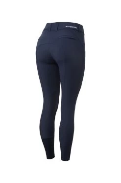 B Vertigo Davina Women's Mid-Rise Knee Patch Breeches With Phone Pockets