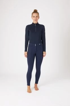 B Vertigo Davina Women's Mid-Rise Knee Patch Breeches With Phone Pockets 24 B Vertigo Davina Women's Mid-Rise Knee Patch Breeches With Phone Pockets -Sports - Equestrian Riding Shop 36723 VDB 3