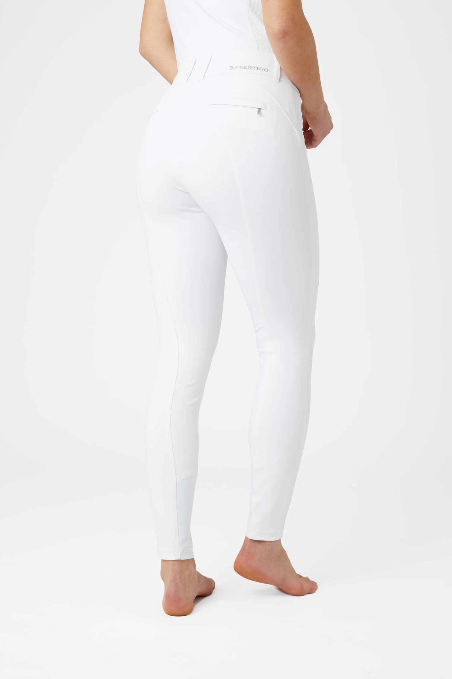 B Vertigo Davina Women's Mid-Rise Knee Patch Breeches With Phone Pockets 12 B Vertigo Davina Women's Mid-Rise Knee Patch Breeches With Phone Pockets - Image 10