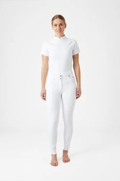 B Vertigo Davina Women's Mid-Rise Knee Patch Breeches With Phone Pockets 32 B Vertigo Davina Women's Mid-Rise Knee Patch Breeches With Phone Pockets -Sports - Equestrian Riding Shop 36723 WH 3
