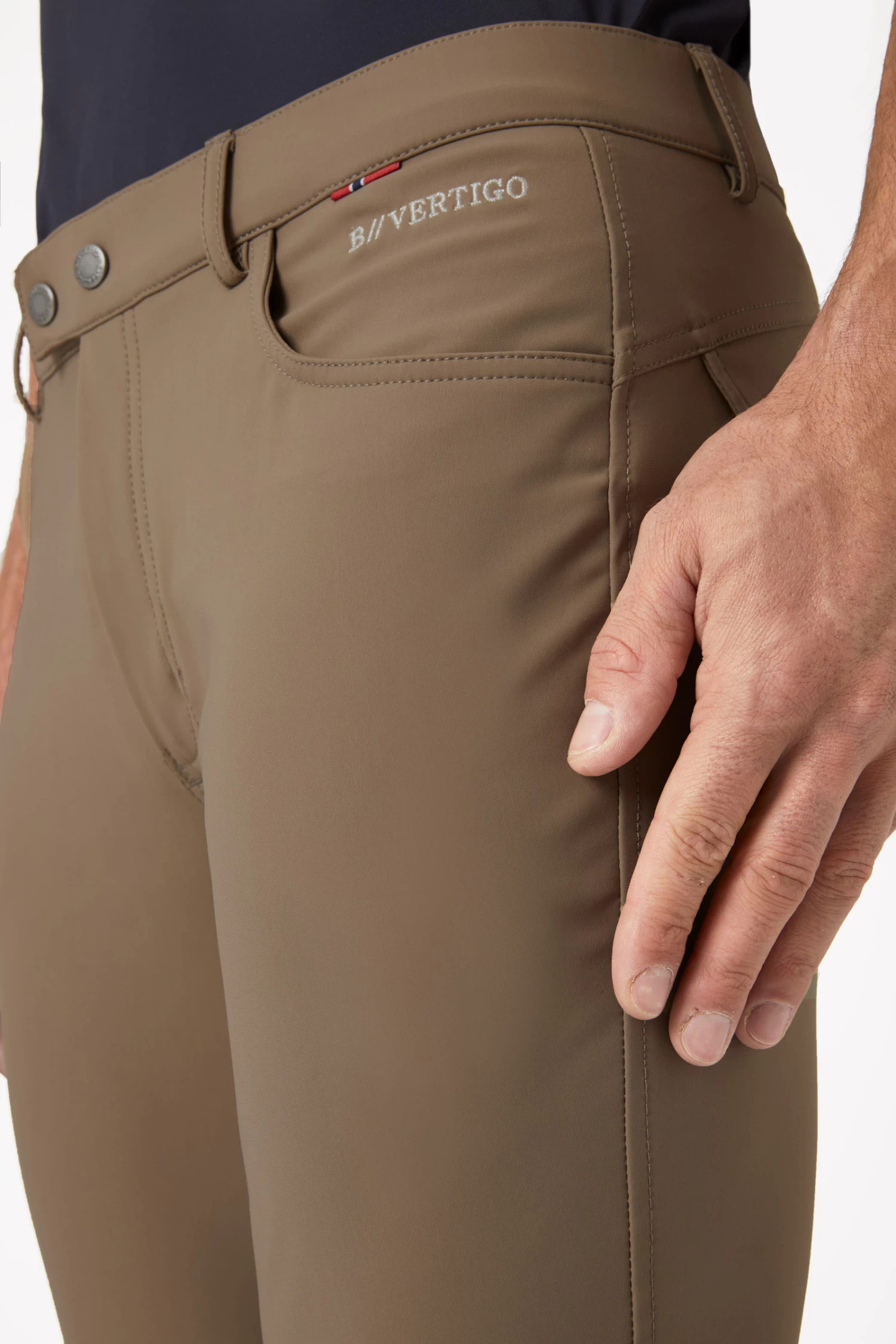 B Vertigo Damien Men's Knee Patch Breeches 9 B Vertigo Damien Men's Knee Patch Breeches - Image 7