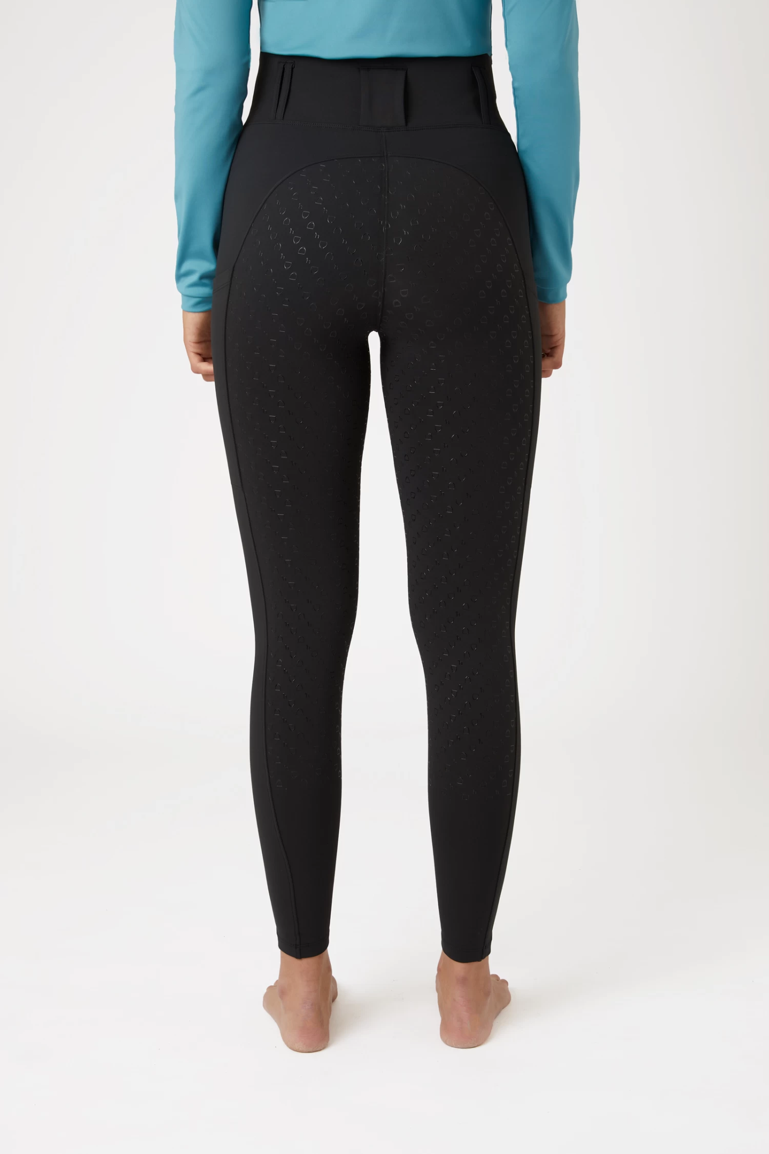Horze Everly Women's Full Grip Riding Tights 6 Horze Everly Women's Full Grip Riding Tights - Image 4