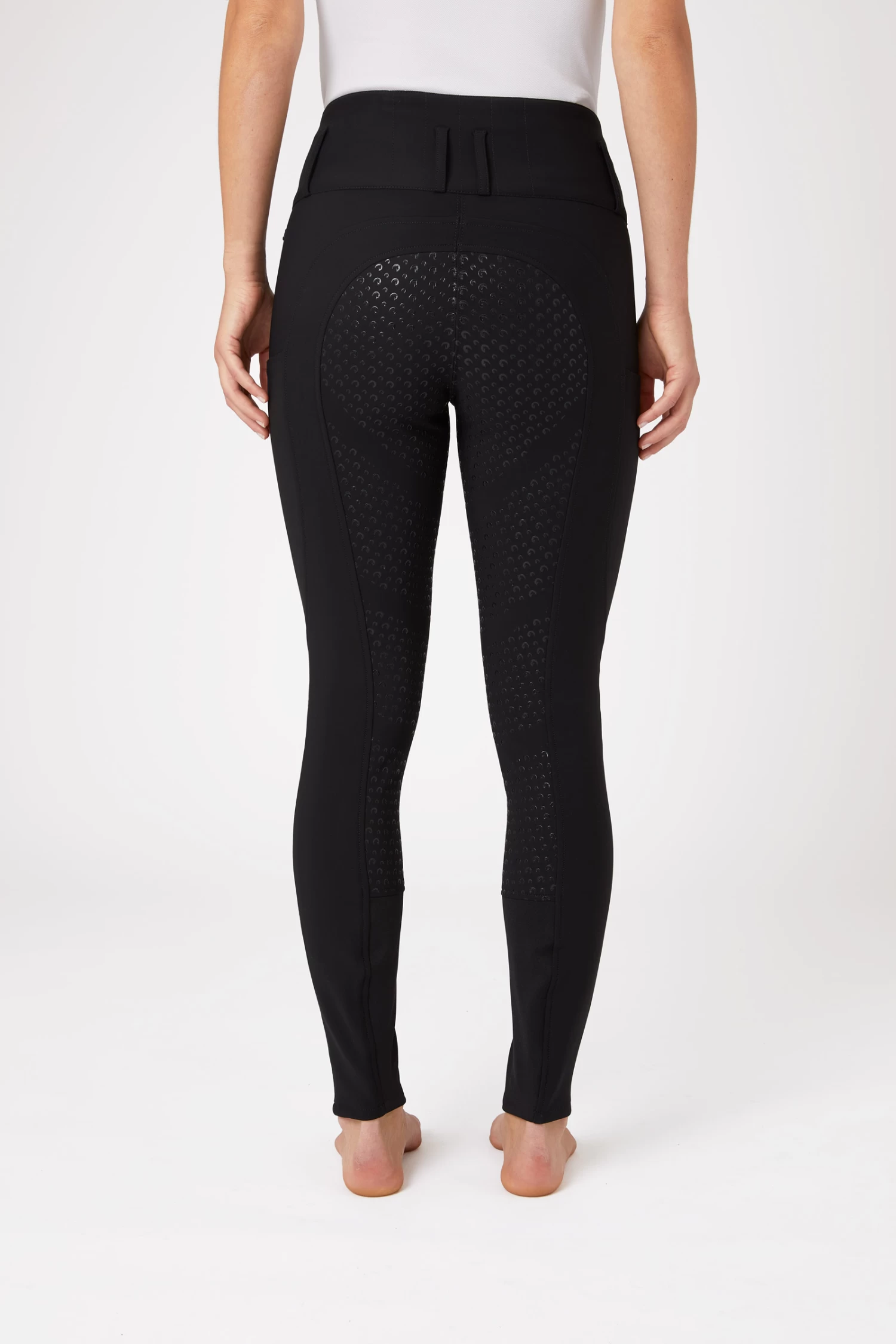 Horze Louisa Women's High Waist Thermo Full Seat Breeches 6 Horze Louisa Women's High Waist Thermo Full Seat Breeches - Image 4
