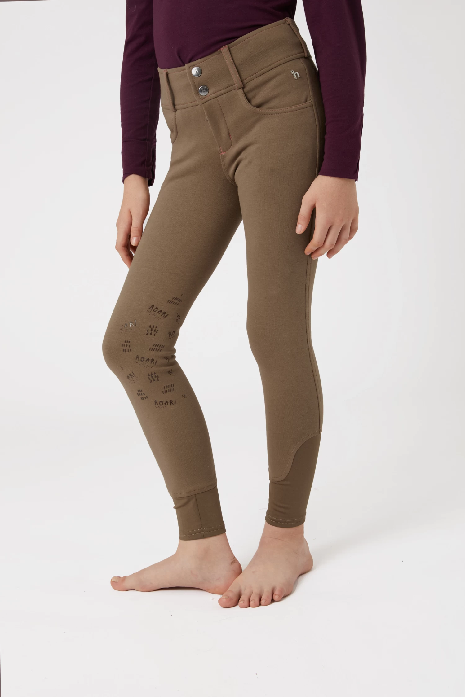 Horze Monster Kids Knee Grip Breeches 6 Horze Monster Kids Knee Grip Breeches - Image 4
