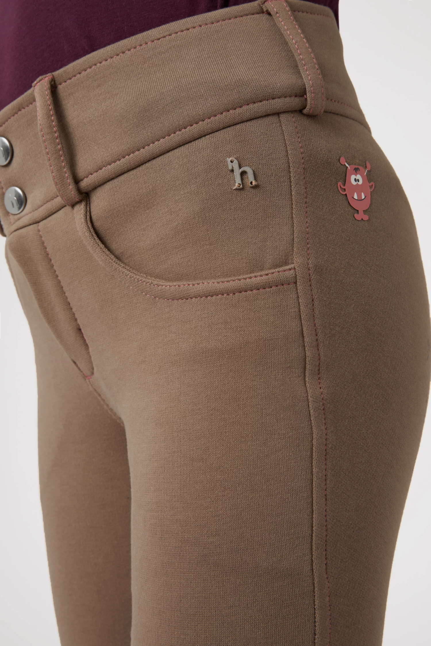 Horze Monster Kids Knee Grip Breeches 7 Horze Monster Kids Knee Grip Breeches - Image 5